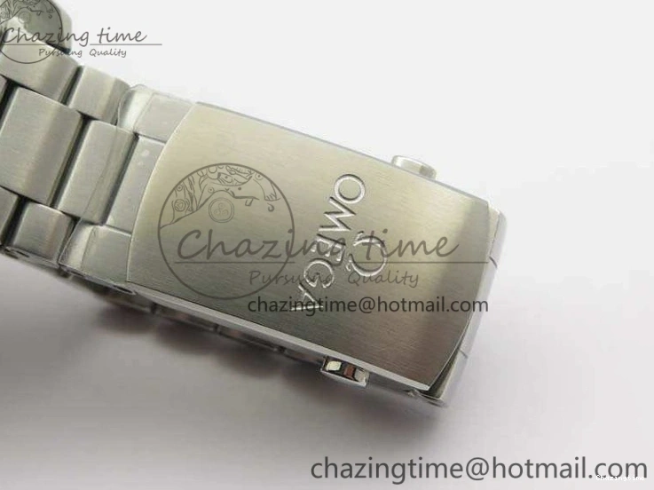 0227 Planet Ocean Master Chrono SS OM 1:1 Best Edition Gray Dial On SS Bracelet A9900 V Efficient 8116